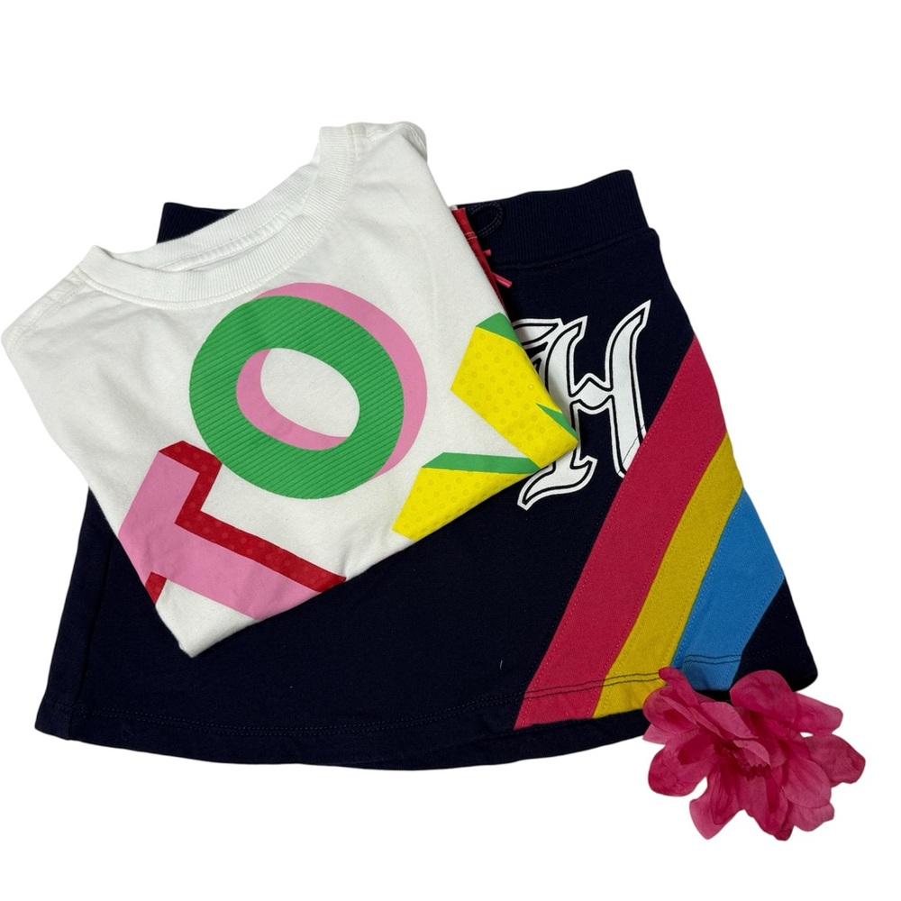 Tommy Hilfiger kids skirts set girls 6-7